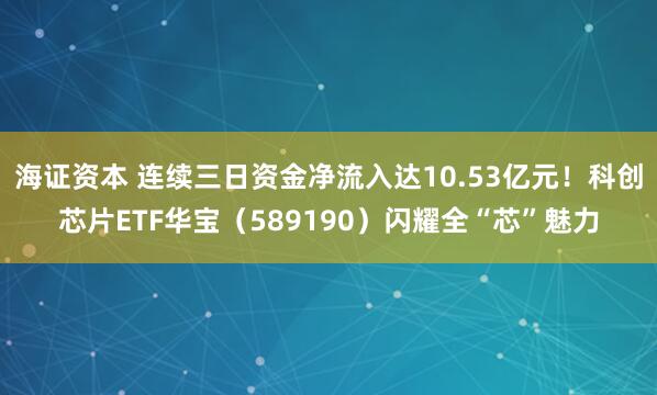 海证资本 连续三日资金净流入达10.53亿元！科创芯片ETF华宝（589190）闪耀全“芯”魅力